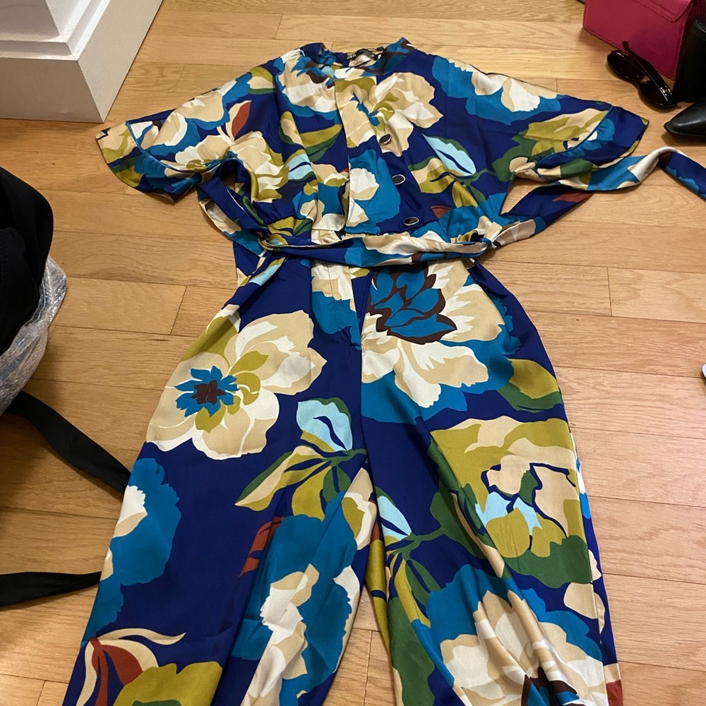 Short sleeve jumpsuit